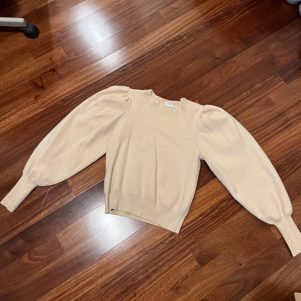 Beige, Long sleeve Top